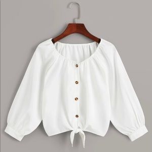 SHEIN Tops - SHEIN white blouse SHEIN Tops - SHEIN white blouse